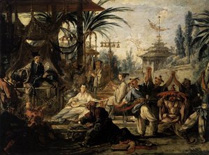 De Chinese dans door François Boucher